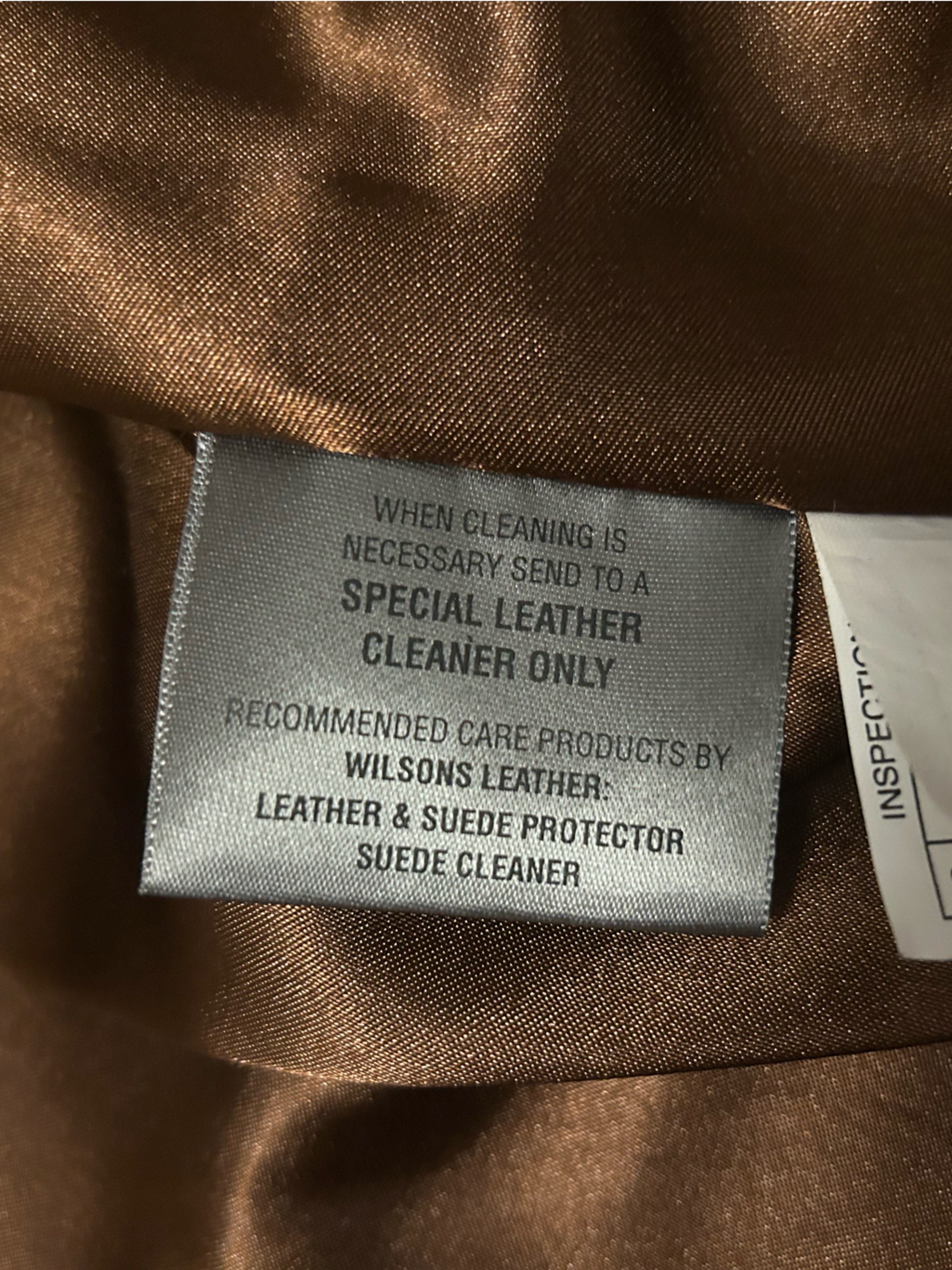 Vintage Wilsons Leather Brown Suede Lightweight Zip Jacket — image 4 of 6